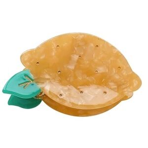 NEW Lemon Acrylic Claw Clip